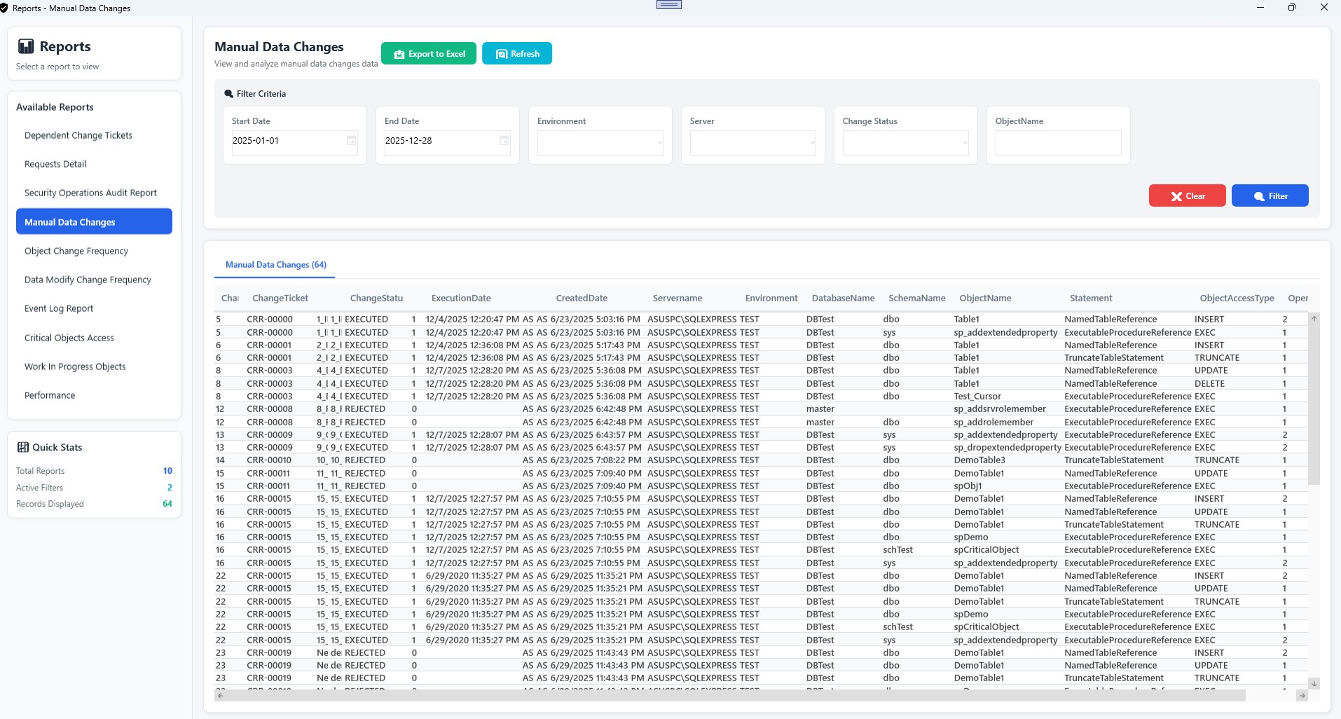 Object History – Nesne Değişiklik Geçmişi