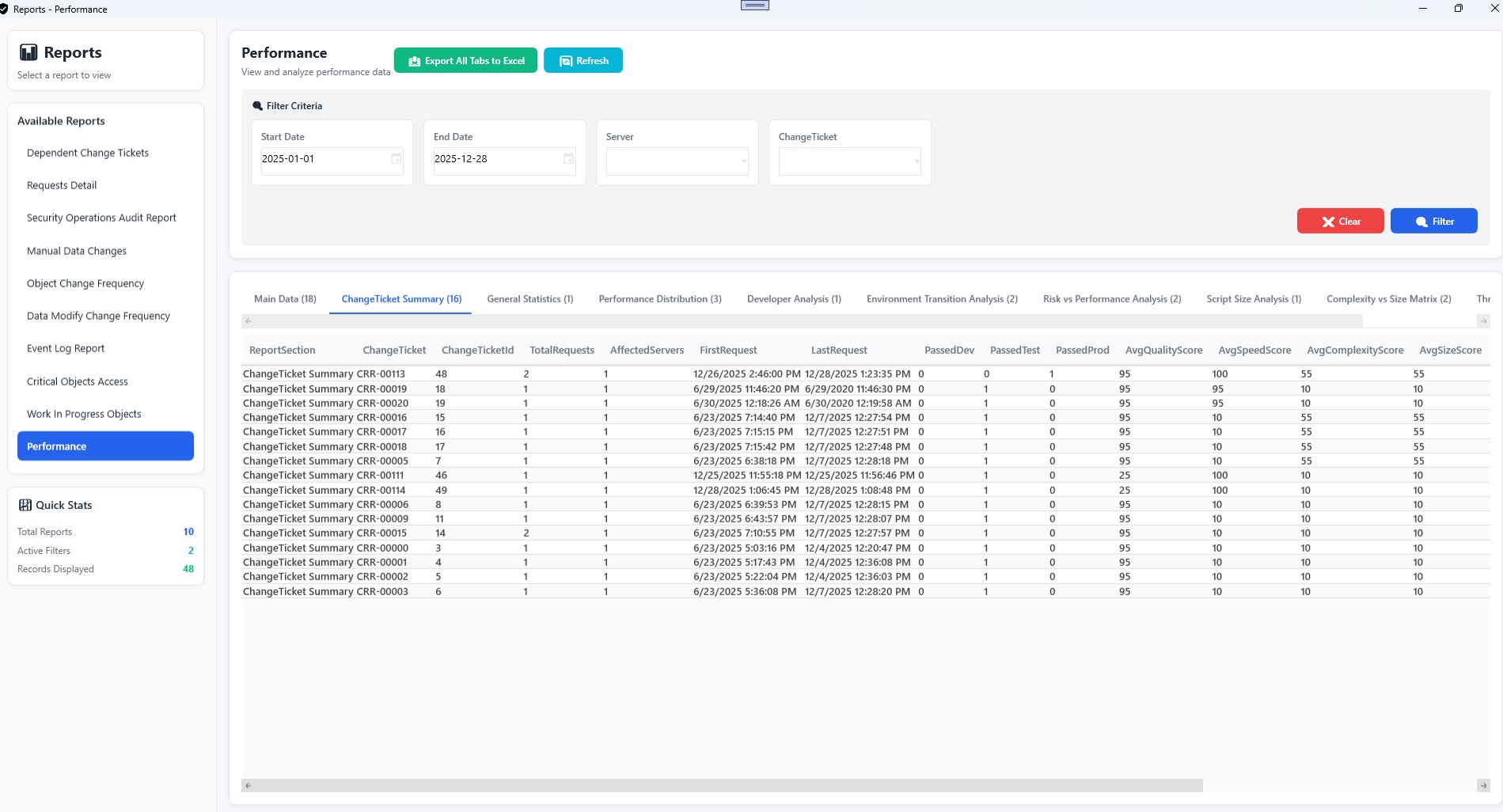 Raporlama Modülü – Deployment ve Güvenlik Raporları