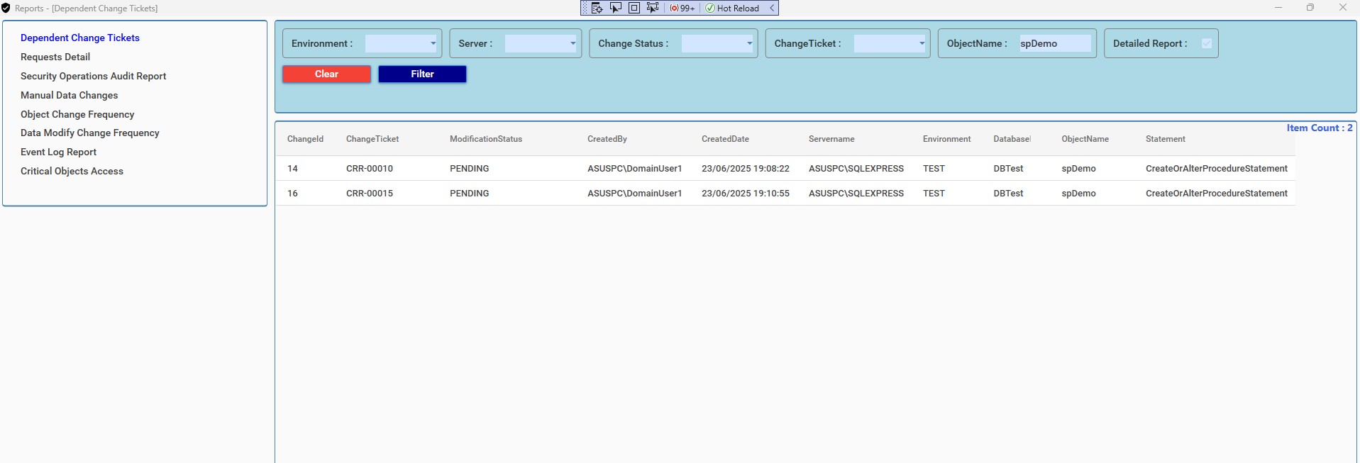 SQL Change Guard Screenshot 8