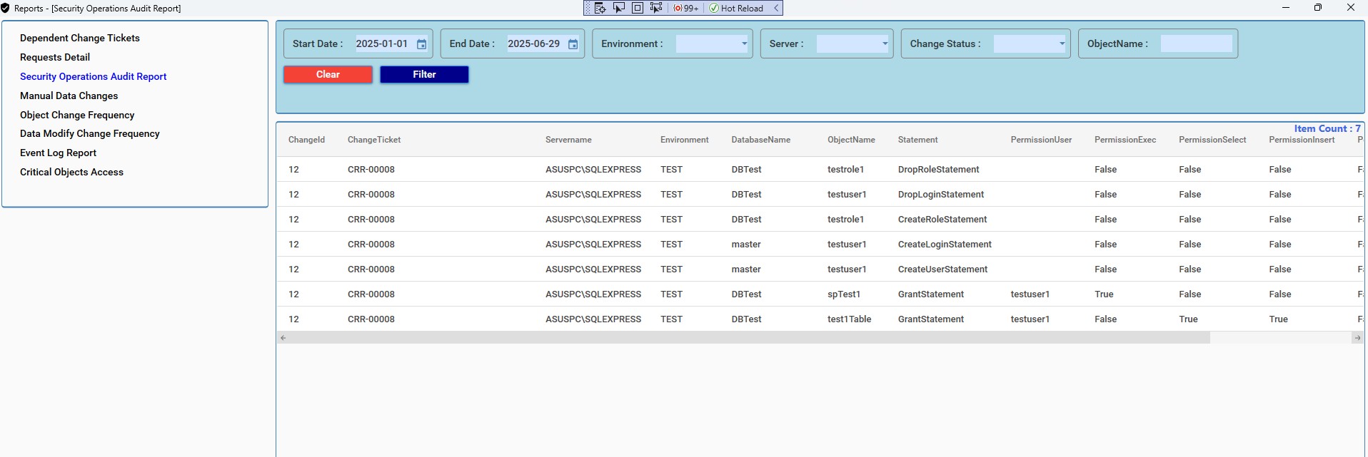 SQL Change Guard Screenshot 9